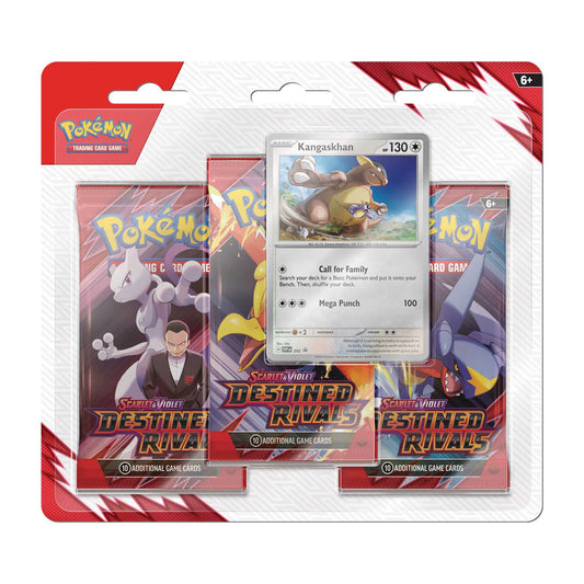 Pokémon Scarlet & Violet: Destined rivals triple pack (Kangaskhan Promo)