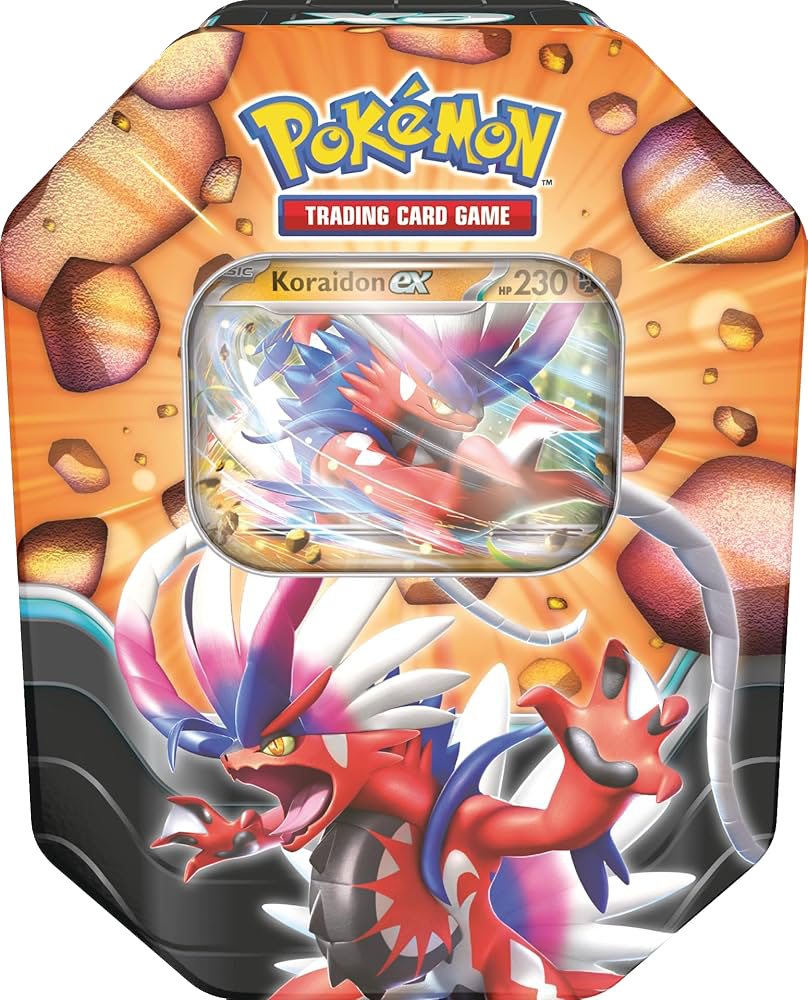Pokemon TCG: Slashing Legends Koraidon ex tin