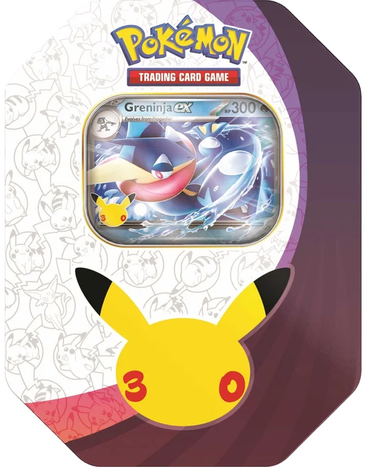 Pokémon TCG: ex Tin - Greninja - 30th Celebration
