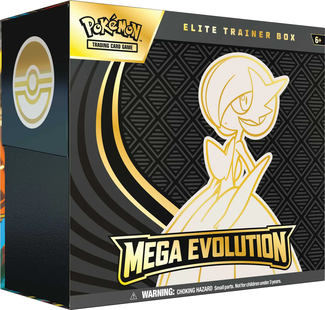 Pokémon Trading Card Game Elite Trainer Box Mega Evolution packaging