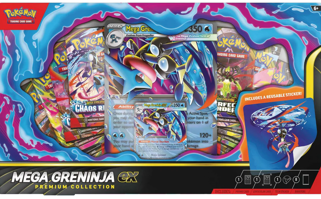 Pokémon TCG: Mega Greninja ex Premium Collection