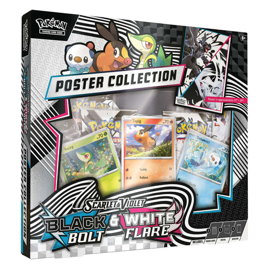 Pokemon Scarlet & Violet: Black Bolt & White Flare Poster Collection