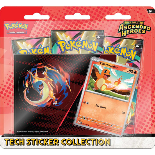 Pokémon TCG: Mega Evolution Ascended Heroes - Tech Sticker Collection (Charmander Promo)