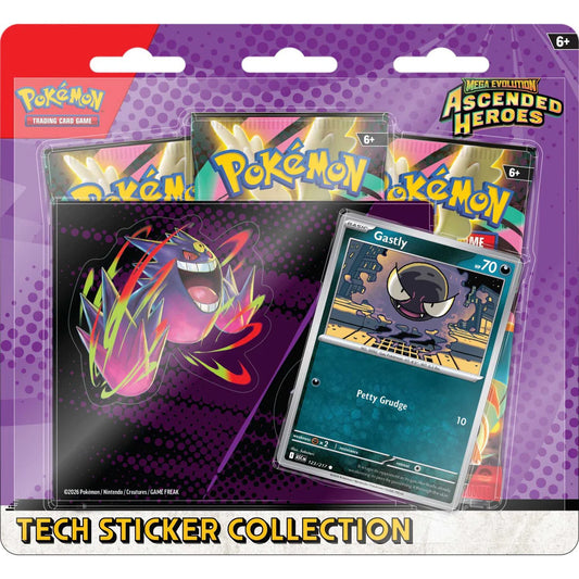 Pokémon TCG: Mega Evolution Ascended Heroes - Tech Sticker Collection (Gastly Promo)