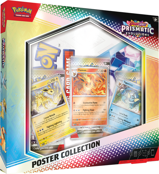 Pokémon Scarlet & Violet: Prismatic Evolutions Poster Collection