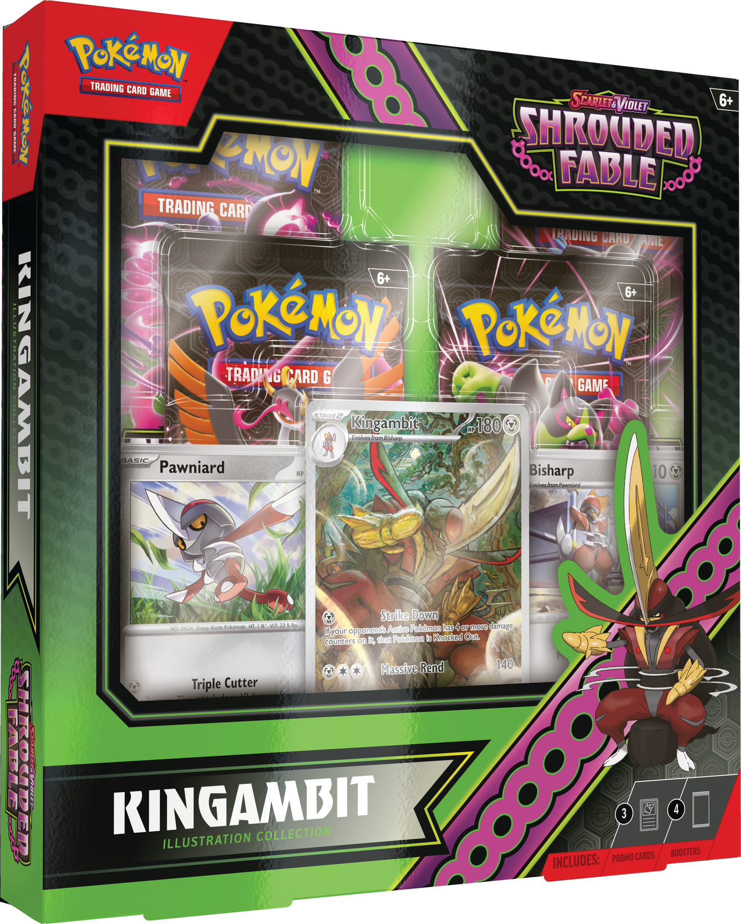 Pokémon Shrouded Fable: Kingambit Illustration Collection