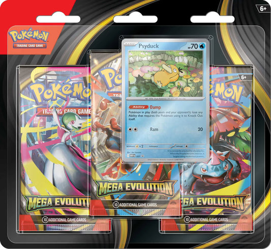 Pokémon TCG: Mega Evolution - 3-pack (Psyduck)
