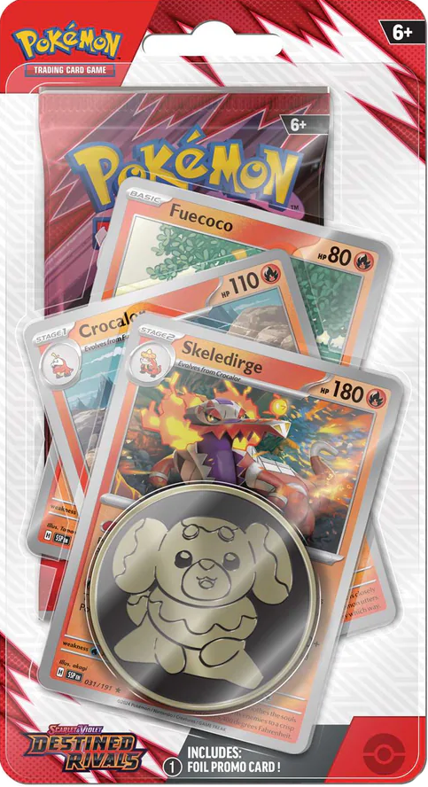 Pokémon Scarlet & Violet: Destined Rivals Premium Checklane (Skeledirge Promo)