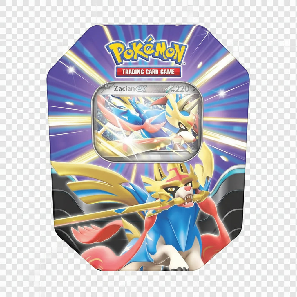 Pokemon TCG: Slashing Legends Zacian Ex tin