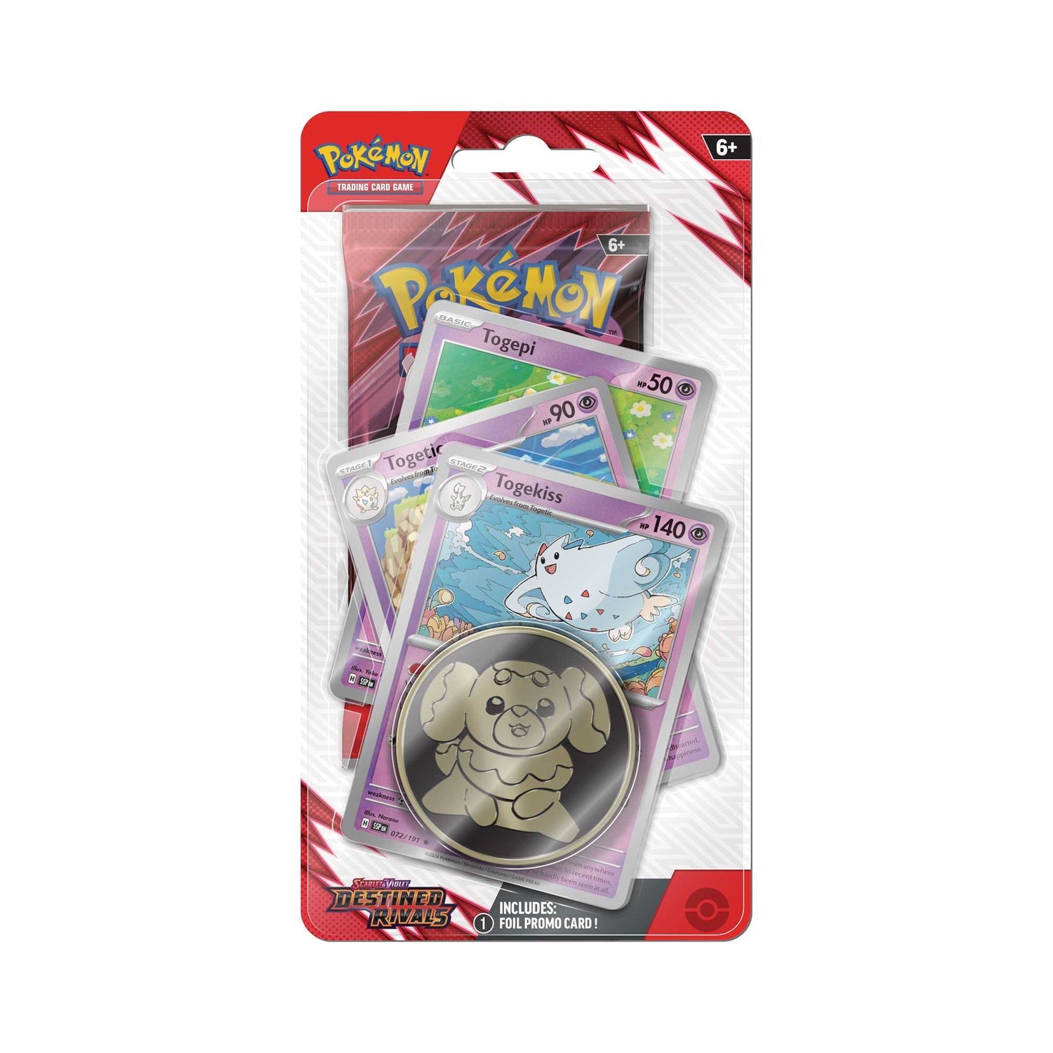 Pokémon Scarlet & Violet: Destined Rivals Premium Checklane (Togekiss Promo)